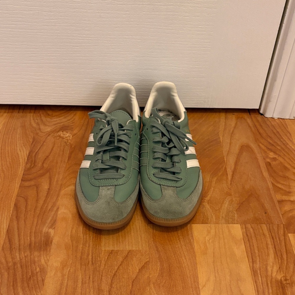 adidas Green and White sneakers
